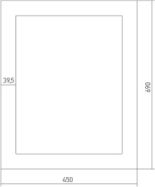 Mixline Зеркало Багет Неаполь 45 – фотография-2